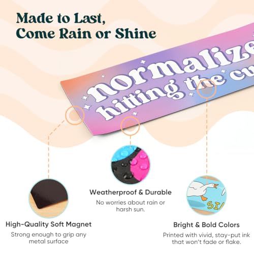 Image of Yoppix 10PCS Funny Car Bumper Magnet, New Driver Magnet Prank Magnetic Sticker for Car Truck Metal, Hot Girls Hit Curbs New Driver Please Be Patient Waterproof Reusable
