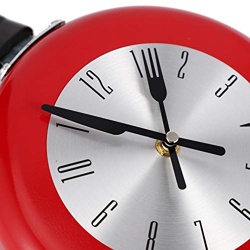 luxurious Horloge murale en métal Poêle Design Montres 8 Pouces Décoration Nouveauté Art Watch