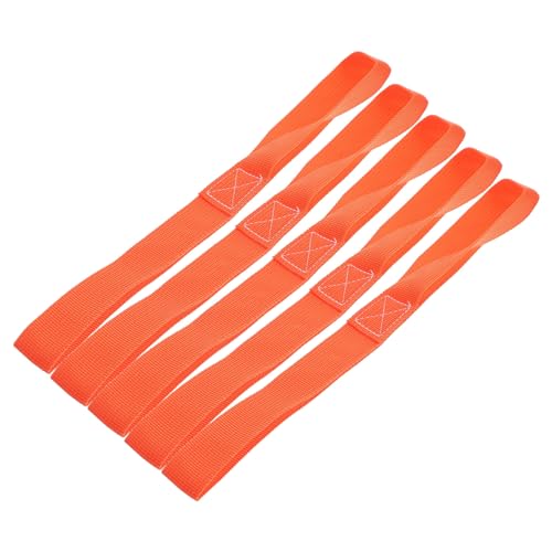 HOLIDYOYO 4Pcs Heavy Duty Tie Down Straps Durable Binding Straps for Motorcycles Scooters and Lawn Equipment with Strong Load Bearing Capacity Skid Resistant for Cargo Random Color