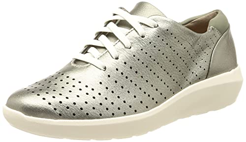 Clarks Kayleigh Aster, Zapatillas, para Mujer, Gris (Pewter Leather), 39 EU Cover