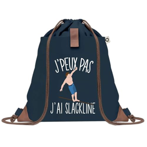 Idée cadeau original collègue et anniversaire avec le sac à dos bleu slackline