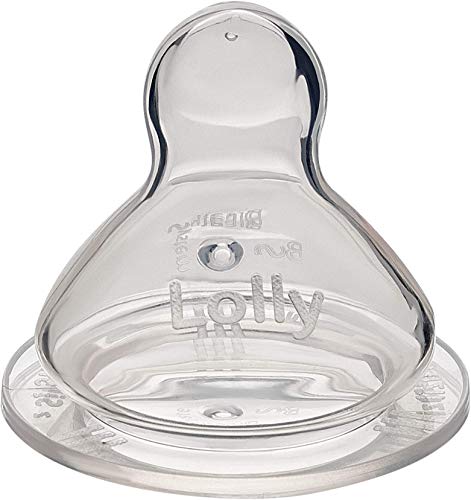 Bico Mamadeira Big T2 Fluxo M, Lolly, Transparente