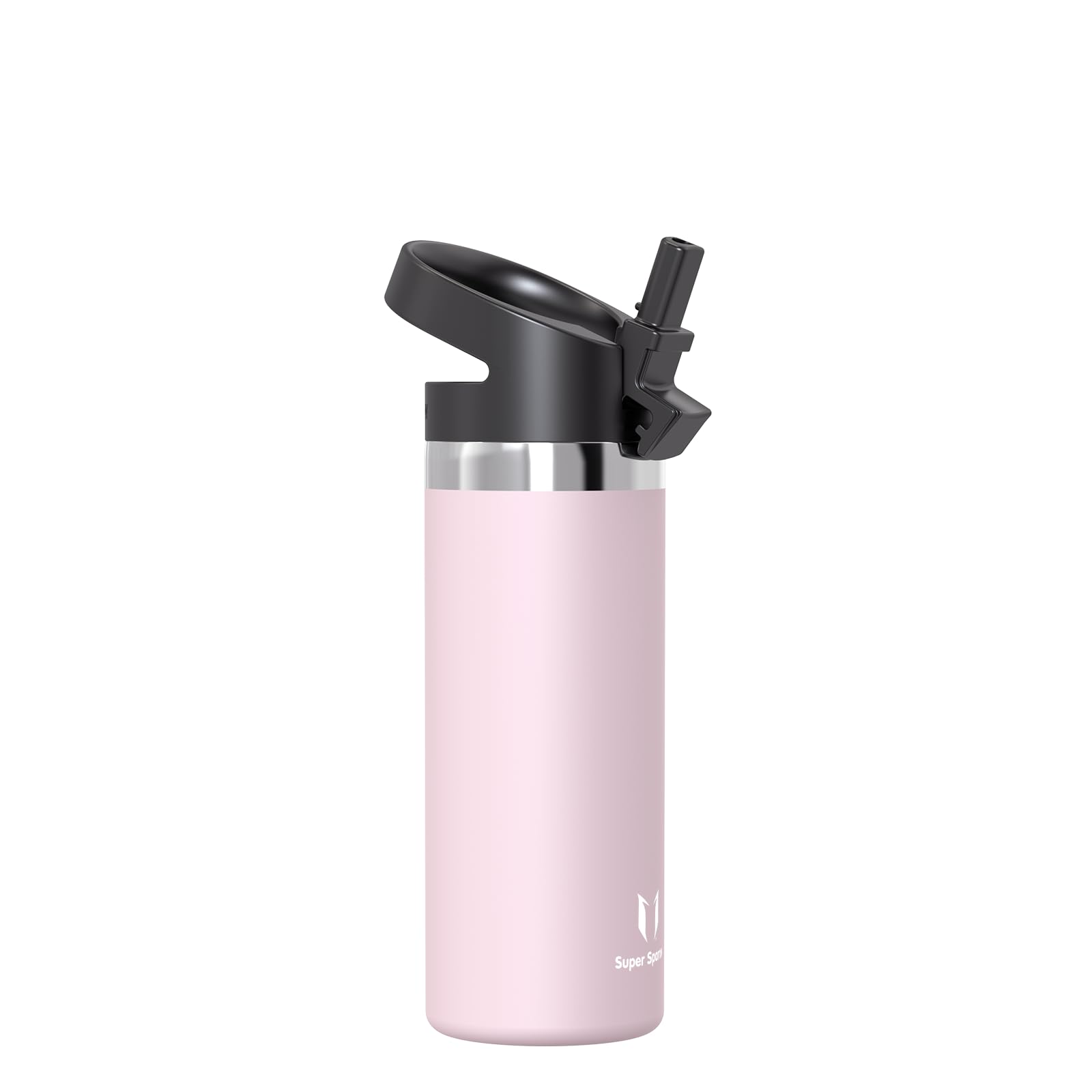 Super Sparrow Borraccia Termica - 500ml, 750ml, 1L - SwivelSip Inox Bottiglia - Senza BPA Borracce Termiche, Borraccia Bambini Ergonomica per Scuola, Sportiva, Bici, Campeggio, Palestra