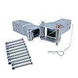 Tie Down SwingKing - Swing Tongue Conversion Kit by Tie Down – 3x3 – Hot-Dip Galvanized – Pivot Hardware Included