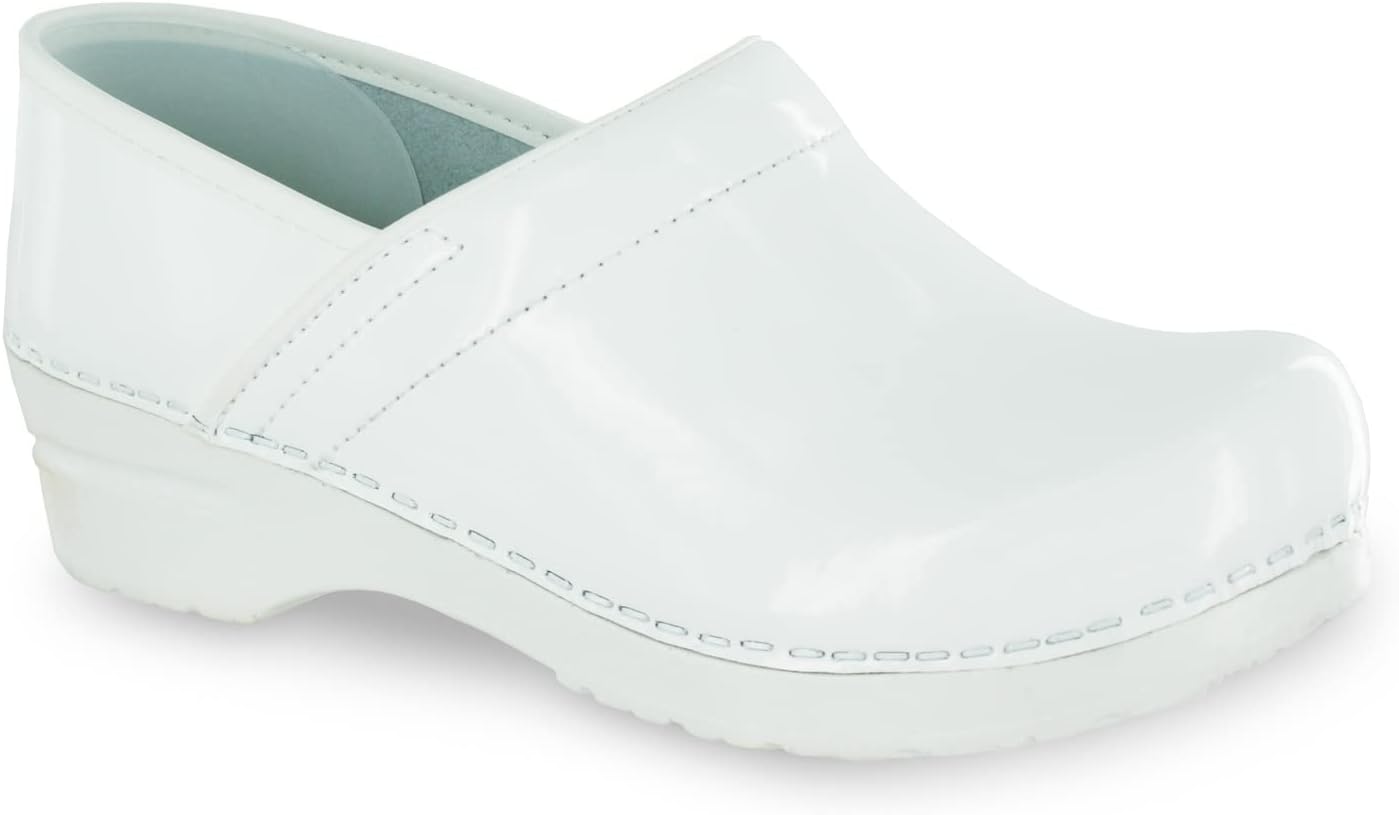 Sanita Pro Patent Professional Clogs for Women - Arch Support, Durable, Closed-Back, APMA-Approved Slip-On Shoes