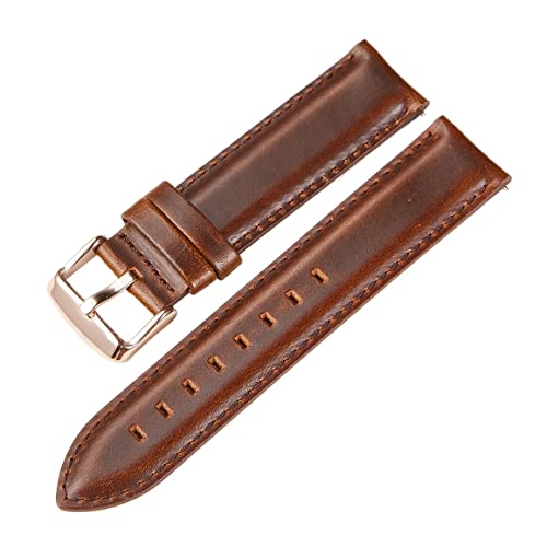 Bracelet montre cuir véritable Garmin Venu 2 Plus, l'élégance vintage au quotidien