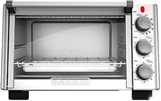 BLACK+DECKER 6-Slice Convection Countertop Toaster Oven, Stainless Steel/Black, TO2050S