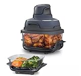 Ninja Crispi 5-in-1 Portable Glass Air Fryer Cooking System – Air Fry, Crisp, Bake, Roast & Reheat Functions, Easy-Clean Visible Glass Bowl, Compact Countertop Appliance for Everyday Cooking