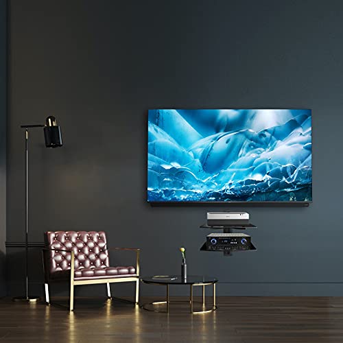 Suptek CS202-YBBP Speaker Mount, Floating Glass Shelf Wall Mount Bracket thumb #3