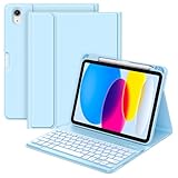 【Protect intégrale】 notre étui pour clavier est conçu avec des découpes précises pour garantir que tous les ports, boutons et caméras de votre iPad sont facilement accessibles. Il offre une protection complète du corps, protégeant votre iPad des chocs, des rayures et des chutes.