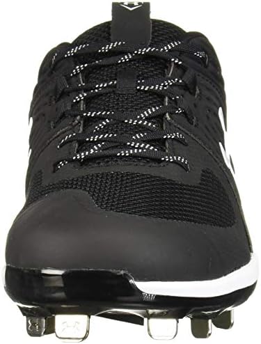 Under Armour womens Glyde St Softball Shoe, Black/White, 11.5 | Image 1