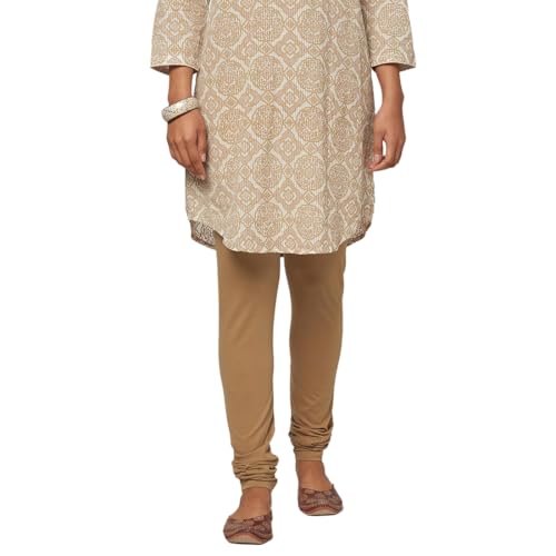 Image of Fabindia Womens Cotton Regular fit Churidar Pants