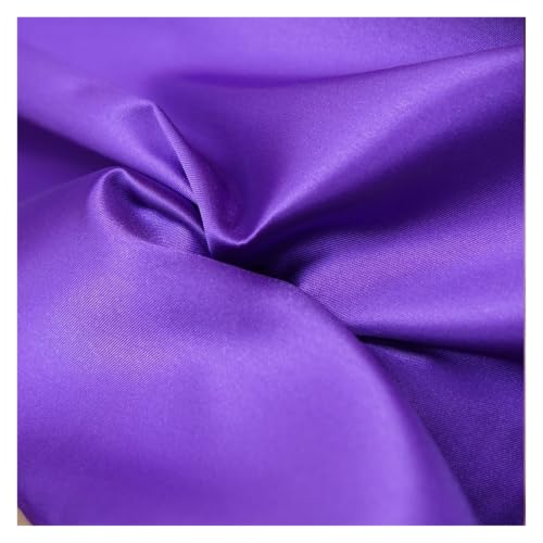 Tissu satin épais violet 5m idéal pour coudre une robe de mariée ou de grande cérémonie