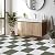 AKOLAFE 40 Sheet Vinyl Flooring 12x12 Peel and Stick Floor Tile Waterproof Clearance Vinyl Floor Tiles White & Grey Marble Self Adhesive Floor Tiles Sticky Laminate Flooring for Bathroom Kitchen RV