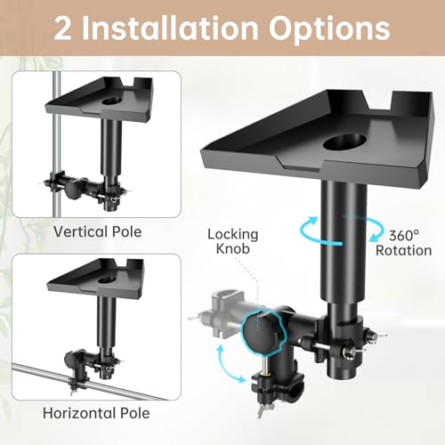 NiHome RV Mounting Kit for Starlink Gen 3, Adjustable 360° Rotating Pole Adapter with Length-Adjustable Pole for High-Speed Internet on RVs, Motorcycles, Fences, Deck Railings, Flagpoles, Rooftops by NiHome - Image 2