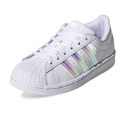 adidas Superstar Sneaker, Footwear White/Footwear White/Footwear White, 28 EU