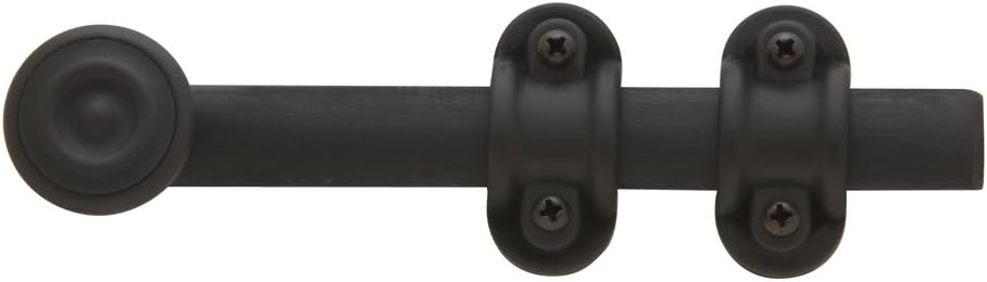 Baldwin Estate 0379.102 General Purpose Surface Bolt in Oil Rubbed Bronze, 6"