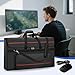 Trunab Portable Monitor Carrying Case, 27-32 Inch Computer Screen Padded Bag Hold Up to 2 LCD Screens/TVs, Not Compatible with iMac, with Accessories Pocket, PU Bottom, for Travel, Work, Transport
