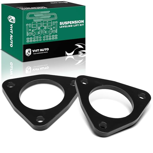 YHTAUTO 1/2 inch Front Leveling Lift Kit for Chevrolet & GMC Models - Silverado/Suburban 1500, Tahoe, Sierra 1500, Yukon, RWD/4WD Only, Suspension Leveling Lift Kit Set of 2