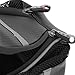 Alomejor Double Bottle Pouch Saddle Bag Carbon Grain Composite Large CapacityBike Seatpost Rear Tail Bag for Enthusiasts (Black Gray)
