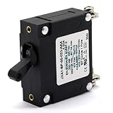 T Tocas AC/DC Single Pole Magnetic Circuit Breaker Toggle Single Pole Circuit Breakers 20A 415Vac 80