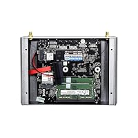 PcZinophyte Lüfterloser Mini-PC FU02 mit Ryzen 7 7730U, 5825U, R5 5625U und 4500U, Gaming-Computer, Dual-LAN-Firewall, 2X HDMI 2.0, NVMe, DDR4, WiFi 6 – Ansicht 2