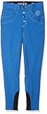 PFIFF Kinder Reithose-Mabel-Grip-Besatz Besatzreithose Hose, Blau, 164
