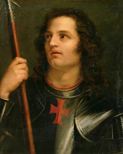 Impression sur toile un chevalier croisé d'Antonio peinture haut de gamme