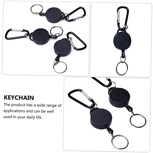 Gogogmee Porta-Chaves Retrátil 3 Peças Distintivo De Enfermeira Crachás Carretel De Crachá Retrátil