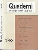  Quaderni sardi di filosofia, letteratura e scienze umane N. 4-5 1997.