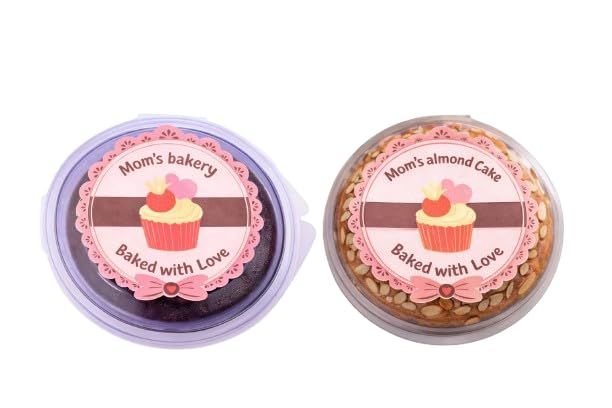 MOM'S BAKERY Handmade Soft and Sponge Cake Combo Pack 500g | (Red Velvet 250gm + Vanilla Almond 250gm) | Freshly Baked Bakery Style Dessert | Tea Time Cake-image-7
