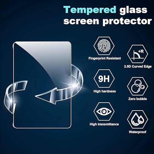 Image of OHAYO 9H Military Strength Car Display Screen Protector for Xiaomi Pad 7 / Pad 7 Pro 11.2 Inch - Ultra Hard Scratch Resistant Film, Non-Tempered, No-Glass Build, HD Clear, Full Coverage Guard for Xiaomi Mi Pad 7 & 7 Pro 11.2 inch with Easy Installation Kit