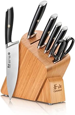 Cangshan L Series 7-Piece Knife Block Set, Forged German Steel, 1026603 - Thumbnail 2