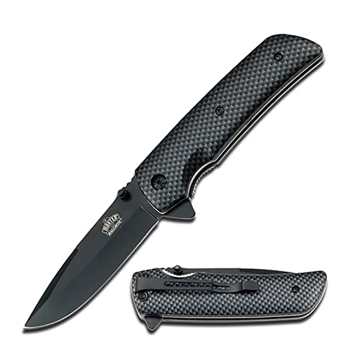 MASTER USA MU-A005CF Folding Knife, 4.5-Inch Closed