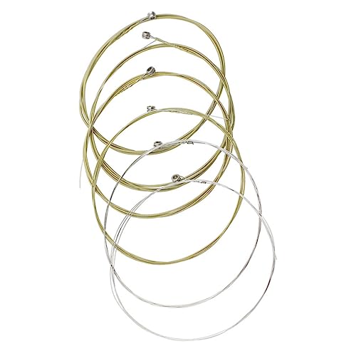 ULDIGI 6pcs Strings Acoustic Guitar Strings Pack Durable Folk Guitar Strings Replacement for Parts High Performance