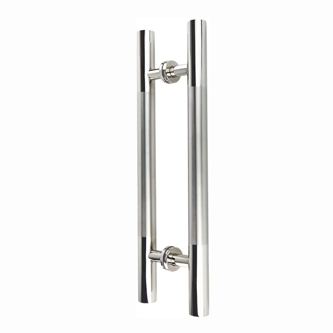 Poignées de porte coulissante pour cuisine et salle de bain en acier inox 120x80 cm