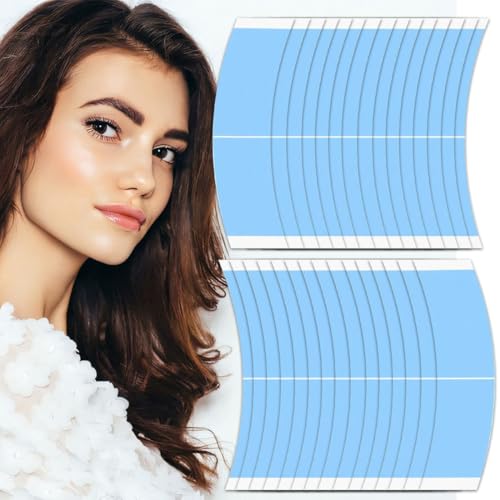 AEIOPRS 30 Pcs Doppio Nastro Adesivo per Capelli Tenuta Ultra Lunga per Parrucche e Toupet