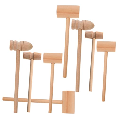 Toyvian 16 Peças Martelo De Páscoa Mini Brinquedo Martelo Durável Martelo De Caranguejo Brinquedo In