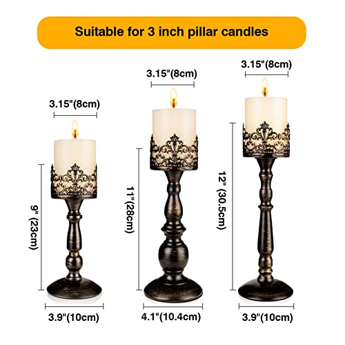 Vintage Candle Holder for Table Centerpiece Gothic Candle Stand Set - Image 6