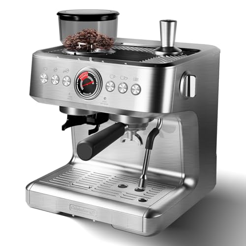 GAOMON 20-Bar Espresso Machine w/ Grinder, PID & Steam Wand