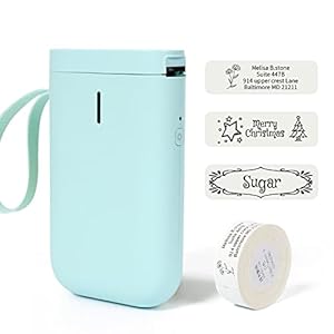 Label Maker Machine with Tape NIIMBOT D11 Portable Bluetooth Handheld Label Printer Included Multiple Templates…
