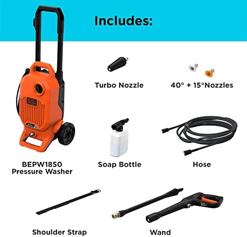 BLACK+DECKER Electric Pressure Washer 