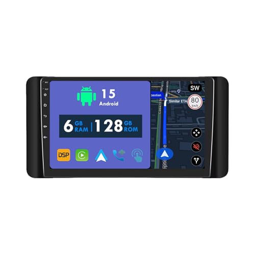 RoverOne Radio de coche GPS para Volkswagen Polo MK6 VI 6 para Skoda Scala Kamiq 2020 2021 2022 Carplay Android Auto Stereo Head Unit Bluetooth Sat Navigation
