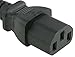 [UL Listed] Black GJS Gourmet Universal Replacement Power Cord for Pressure Cookers, Rice Cookers, Soy Milk Makers, and Other Kitchen Appliances