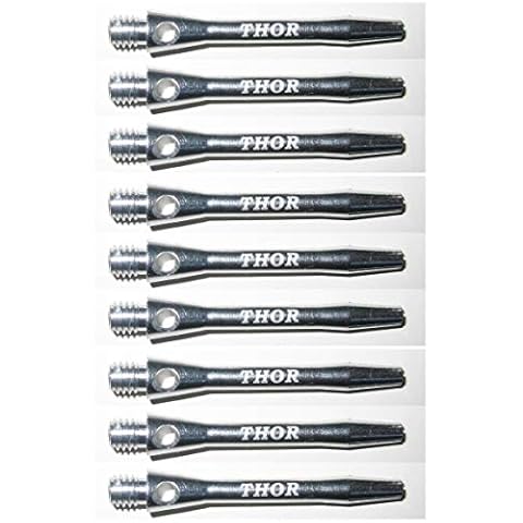 THOR-DARTS ®™ Aluminium shafts 47 mm medium / 35 mm short dart aluminium shafts Cover