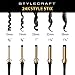 StyleCraft Style Stix XL Spring Curling Iron, 1