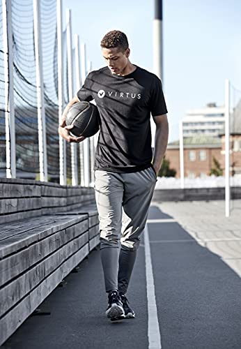 T-shirt Edwardo VIRTUS opaque coupe structurée et finitions haut de gamme
