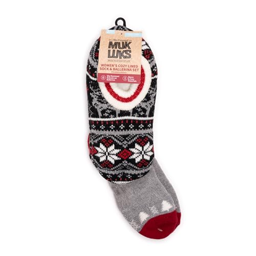 MUK LUKS Sock Women's Ballerina Set Fall4
