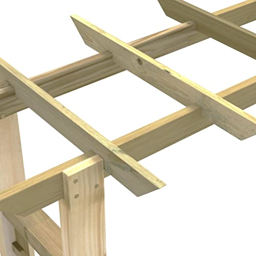 vidaXL Rozenboog Pergola Tuin Tuinboog Boog Pergola Rozen Geïmpregneerd Hout - Image 6
