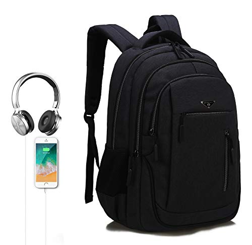Preisvergleich Produktbild Schulrucksack Jungen Teenager, 15.6" Reiserucksack Herren Laptop Rucksack, Rucksack Schule für Anti-Theft Tasche Daypack Mode Arbeit Reisen (01 Dunkelgrau, 15,6 Zoll)